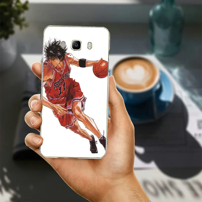 Мягкий чехол из ТПУ для Samsung Galaxy A3 A5 A7 A8 J1 J3 J4 J5 J6 J7 J8 2015 2016 2017 2018 аниме Slam Dunk Kuroko |