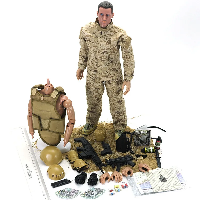 Реалистичные боевые солдаты в масштабе 1:6 фигурки героев игрушки джунгли