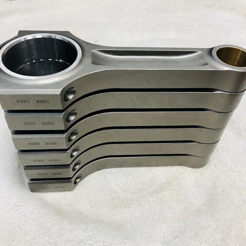 Кованые шатунные стержни I beam для Mercedes Benz OM605 OM606 148 7 мм 51 61 28 один комплект|Поршни