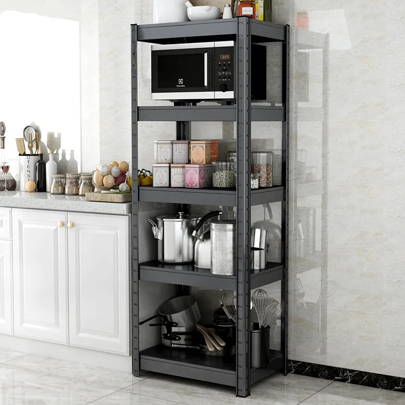Напольная кухонная стойка многоярусная полка для хранения микроволновых печей и