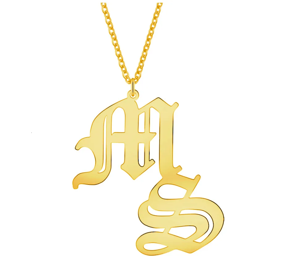 Детские вешалки Meisje Ketting Gepersonaliseerde Babygirl Ketting Aangepaste naam Brief hangers Rvs Verjaardagscadeau Vriendin Sieraden