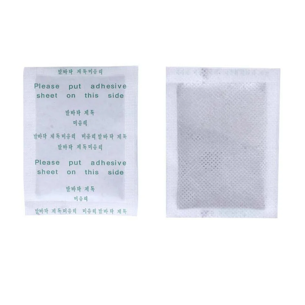 200 шт = 100 пластырей + клеющихся листов Детокс пластыри на стопы солнцезащитные