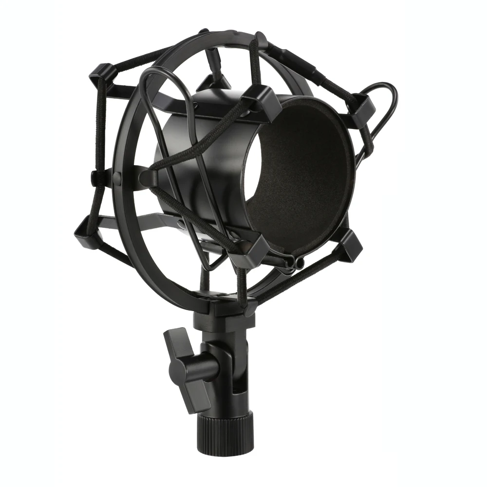 Профессиональный микрофон ударопрочный зажим держатель для 48 54 мм Mic AT2020 USB PR40 RE20