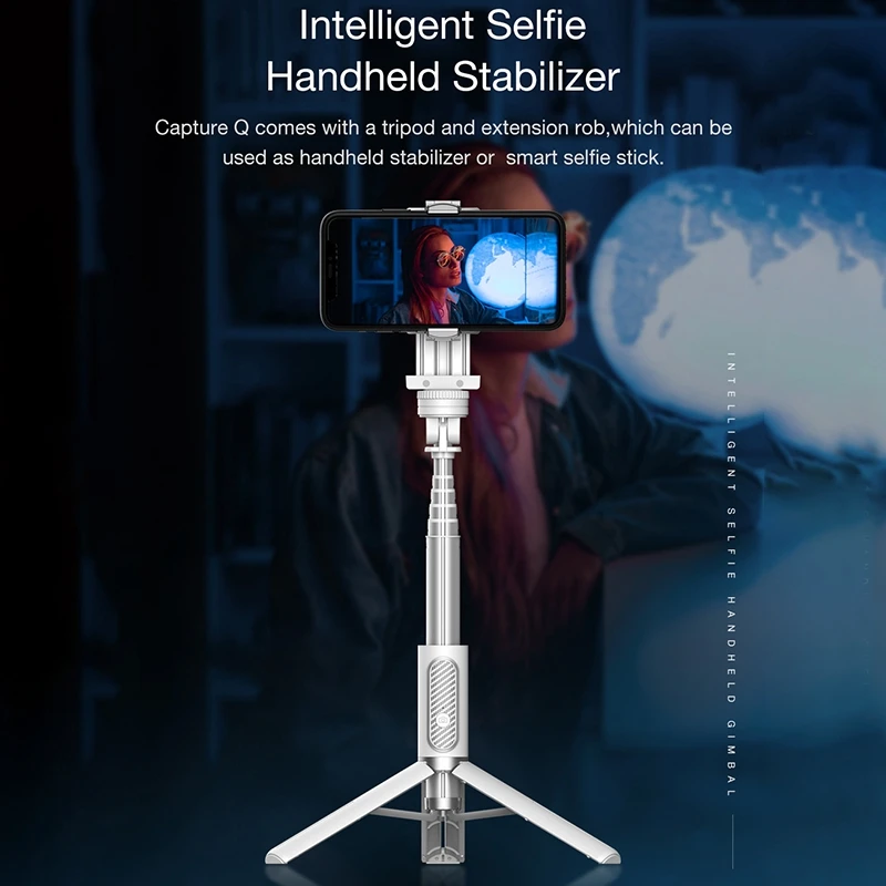 Ручной Стабилизатор для телефона с Bluetooth пультом дистанционного управления