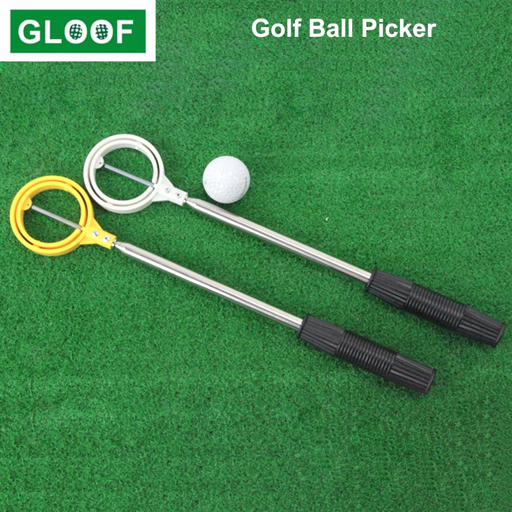 

1 шт. мяч для гольфа ретривер телескопический мяч для гольфа инструмент для захвата вал из нержавеющей стали автоматический запирающий Сово...