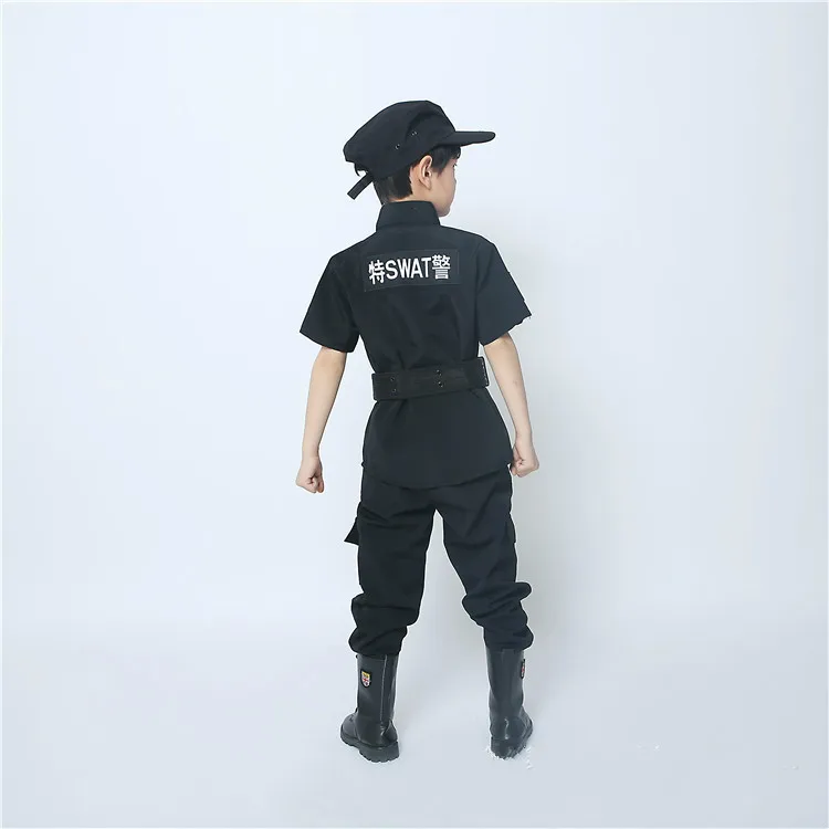 Спецодежда для мальчиков и девочек полицейская форма детский подарок на день