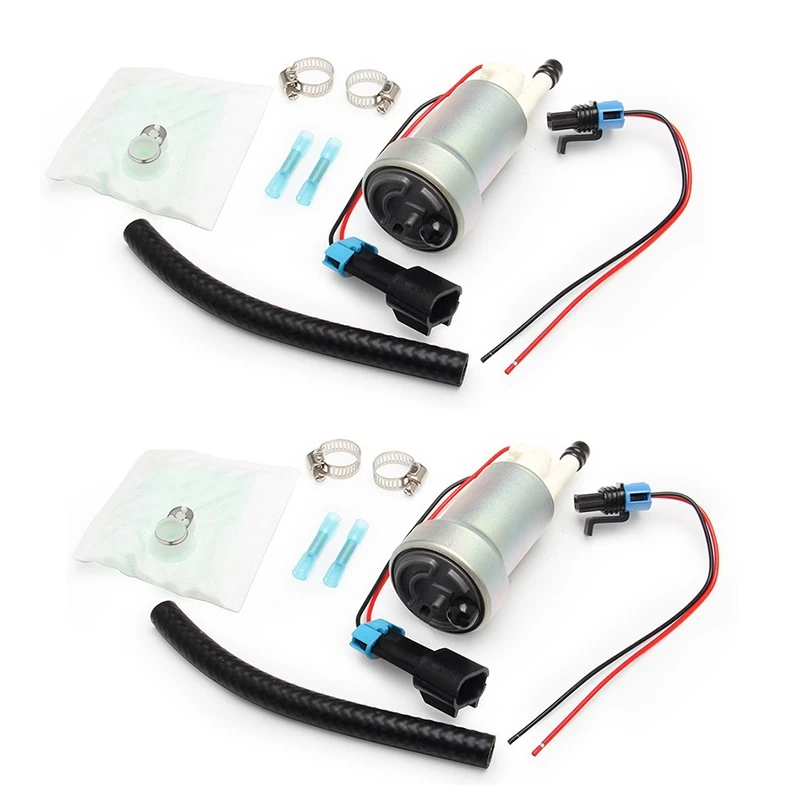 

2 Set Compatible Racing High Performance Internal 450LPH Fuel Pump for Nissan Skyline Subaru WRX F90000267 TIA485-2