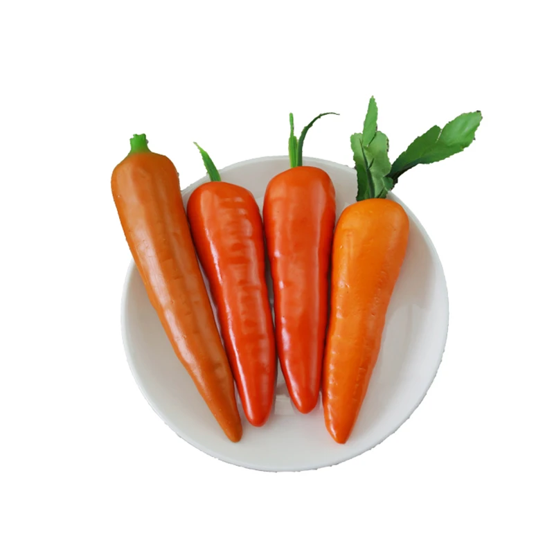 Имитация моркови модель искусственных овощей искусственная пластиковая пена