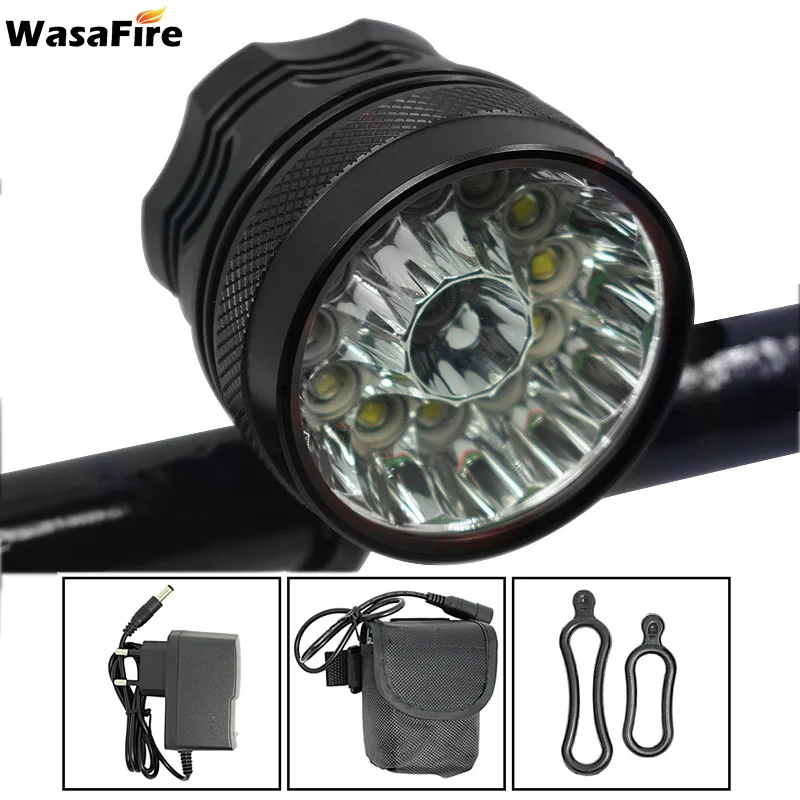 

13*XML-T6 LED Bicycle Light Bike Headlight 20000 Lumens Outdoor Night Riding Cycling Head Lamp Flashlight luz bicicleta