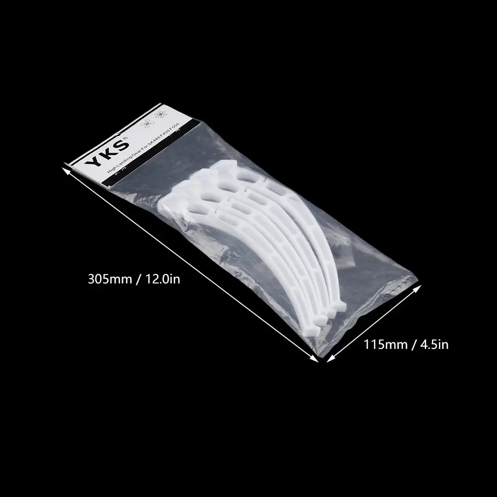 

4 PCS White Landing Gears Landing Skid Set for F450 Quadcopter Exquisitely Designed Durable Gorgeous