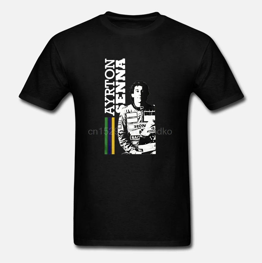 S-6XL размера плюс футболка Ayrton Senna Бразилия D 1 новый дизайн для мужчин с