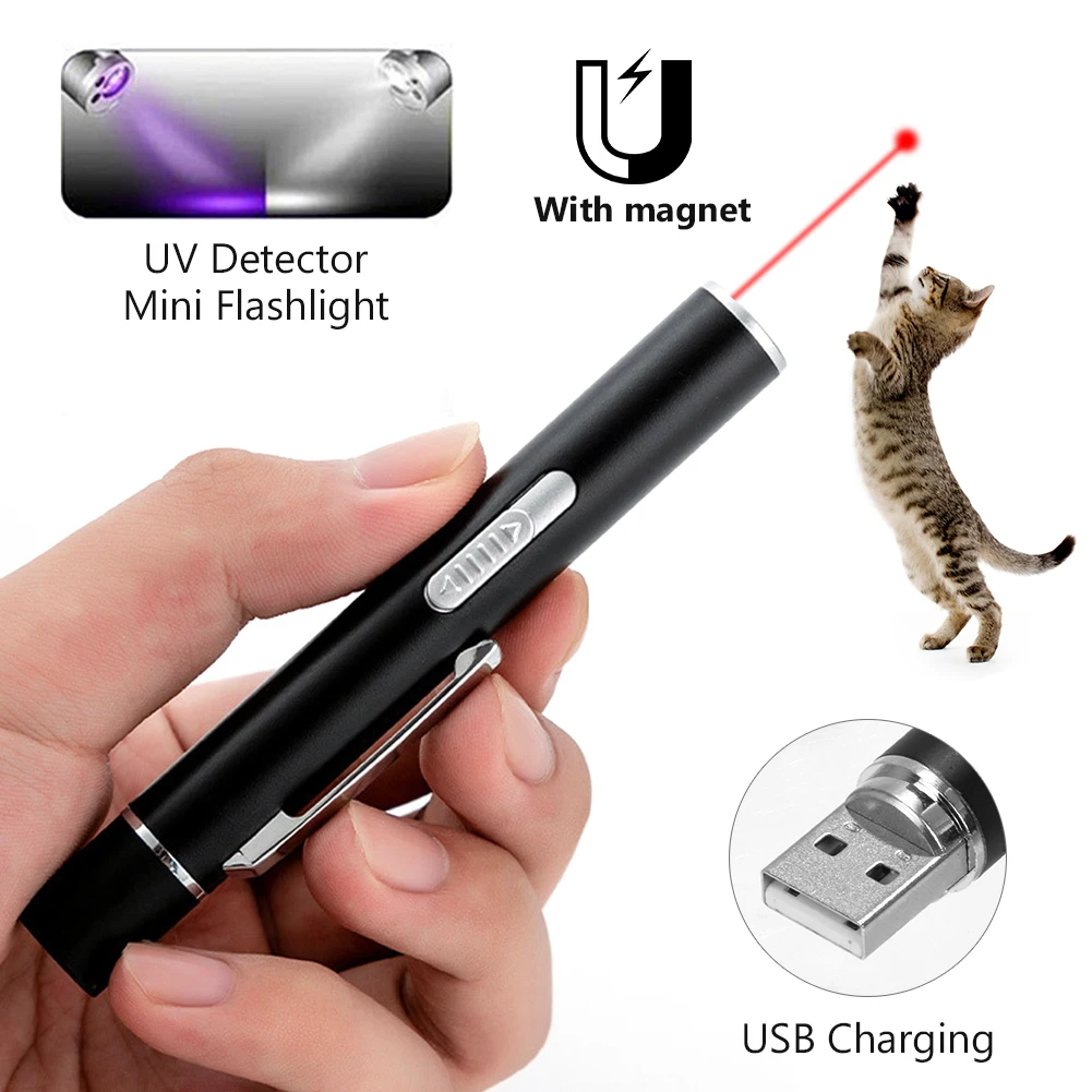 

Лазерная указка 3 в 1, 4 мВт, мини-USB-зарядка