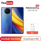 POCO X3 Pro NFC глобальная Версия 8 Гб 256 ГБ Snapdragon 860 120 Гц, Dot Display, 5160 мА  ч, 33 Вт, быстрая зарядка, мобильный телефон 48MP Quad Camera