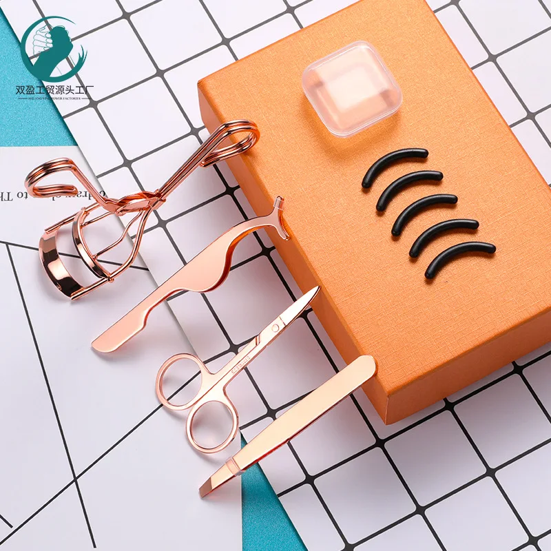 Профессиональная Роза Золотой щипцы для завивки ресниц зажим завивания