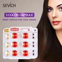 sevich 6pcs hair vitamin keratin complex oil smooth silky hair serum moroccan anti hair loss repair damage hair mask oil