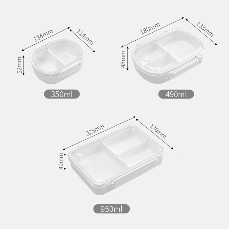 

Multipurpose Lunch Box Microwave Oven Refrigerator Food Container Travel Office School Camping Portable Lunch Box