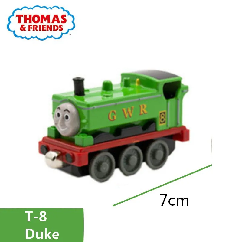 Duck Genunie Томас и его друзья Trackmaster 1:43 картонная коробка сплав магнитный поезд ударопрочный высокое качество автомобиль детские игрушки подарок - Цвет: Duck