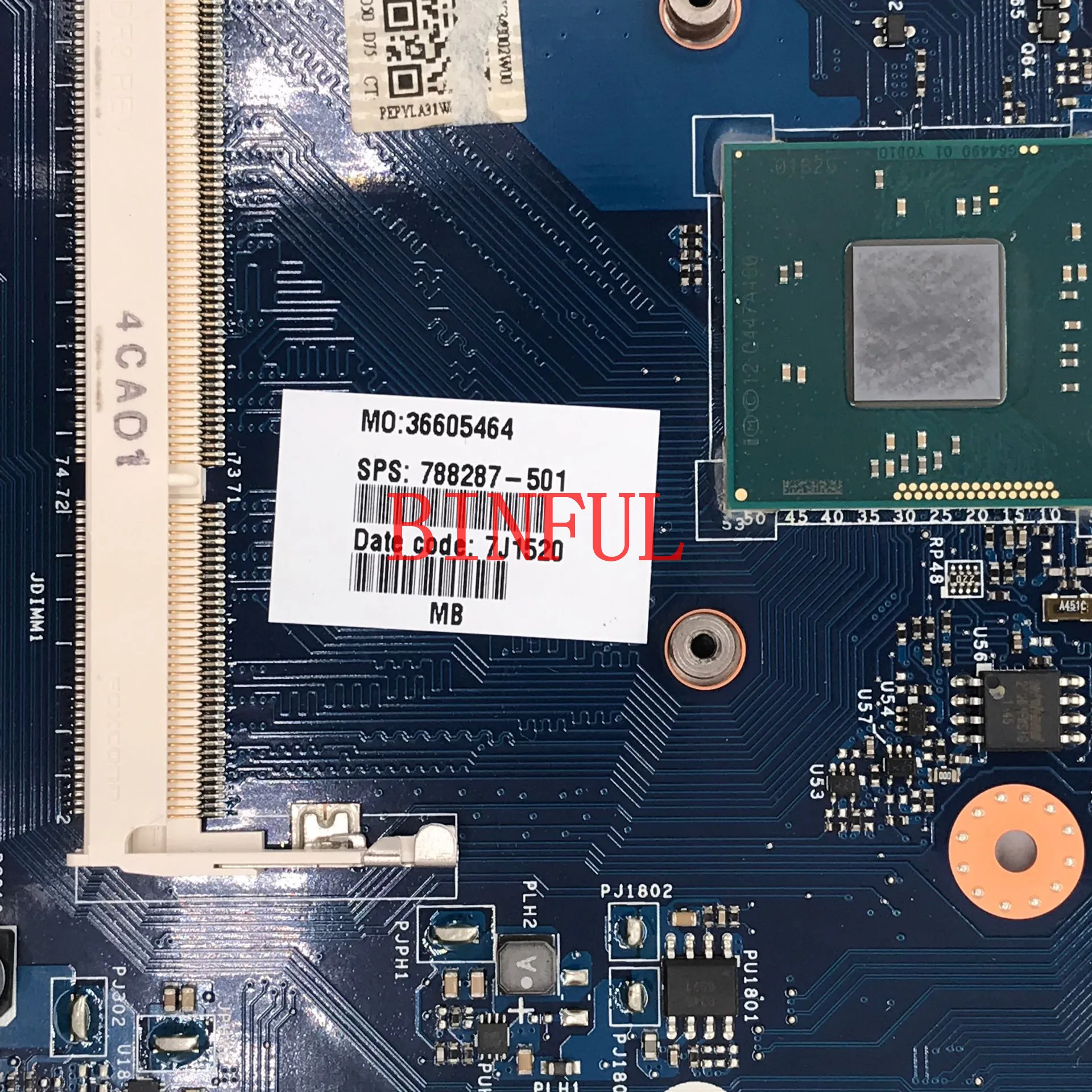 Высокое качество для 15-R 15T-R 15-S 788287-001 788287-501788287-601 Материнская плата ноутбука ZSO50 LA-A994P W/SR1YW N3540 Процессор тестирование
