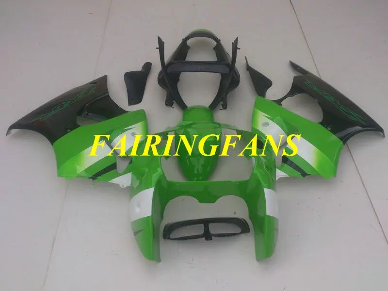 Комплект обтекателей под давлением для KAWASAKI Ninja ZX6R 636 00 01 02 ZX 6R 2000 2001 2002 Зеленые