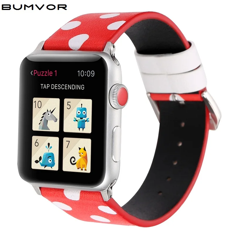 Кожаный ремешок для Apple watch 42 мм 38 iWatch 44 40 браслет часов 5 4 3 2 1 Аксессуары | Наручные