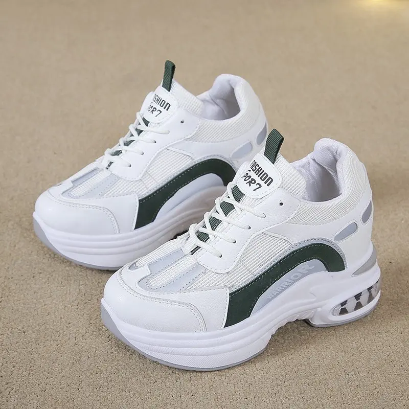 

Dropshipping New Autumn Womens Platform Sneakers Breathable Casual Shoes Women Chunky Sneakers Chaussures Femme Zapatos Mujer