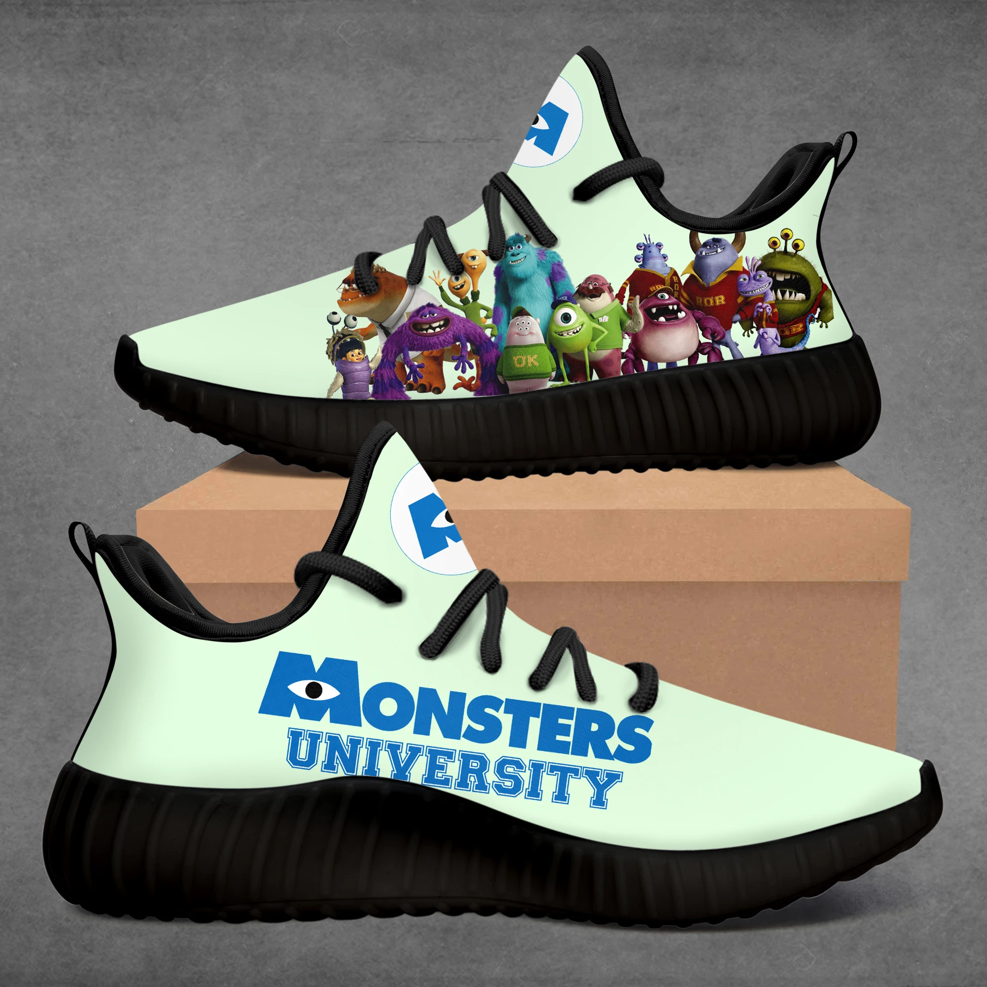 

Custom Sneaker Comic-UN Running DIY Cartoon Shoes Logo Walking