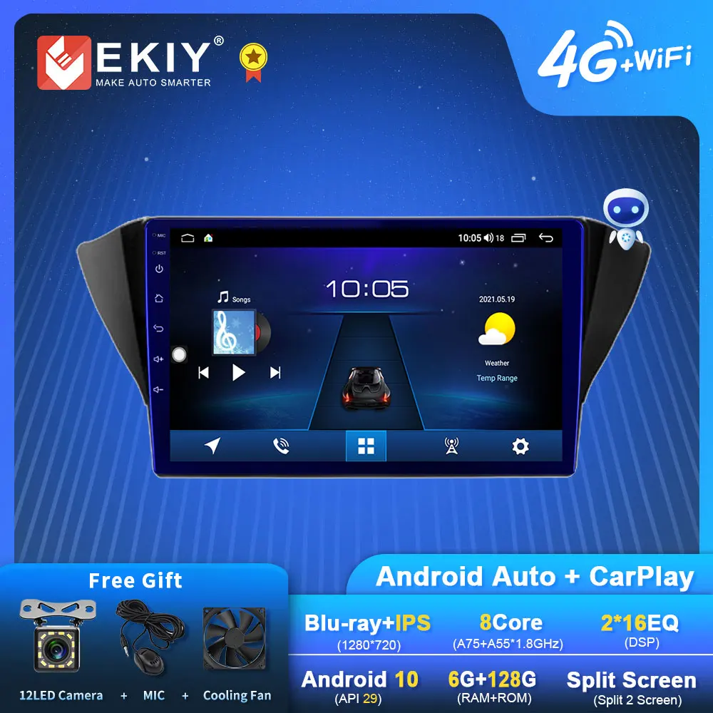

EKIY S7T Android 10 Car Radio For Geely GS 2016 - 2020 Emgrand EC7 1 2018 - 2020 Navi 1280*720 IPS Carplay Multimedia Player DVD
