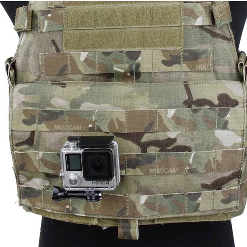 Поддержка Gopro Molle крепление для Xiaomi Yi Eken Sjcam Go Pro 8 7 тактическая жилетка основа Hero 5 6