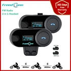 Bluetooth-гарнитура Freedconn TCOM SC для мотоциклетного шлема, стерео наушники, OLED-дисплей, FM-радио, HD, 2021