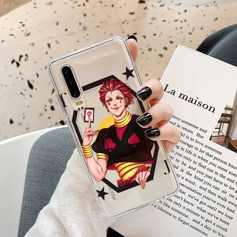 

Hisoka Anime Hunter X hunter Phone Case Transparent for Samsung A71 S9 10 20 HUAWEI p30 40 honor 10i 8x xiaomi note 8 Pro 10t 11