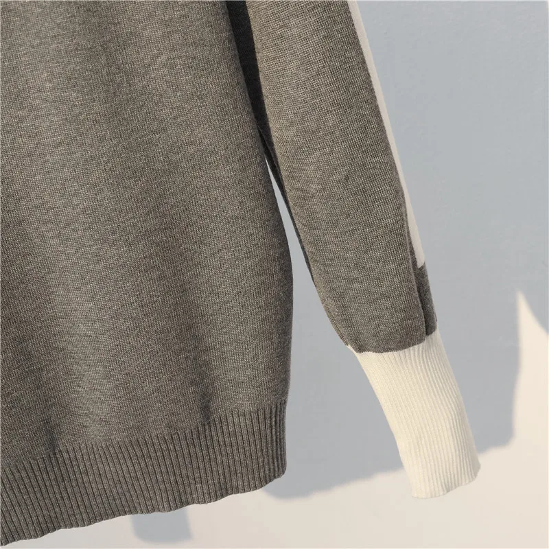 

Autumn 2 Pieces Set Knitted Pullovers Sweater Casual Stripe Knit Jumper Tops And Pants Suits Fashionable Long Sleeve Tracksuits