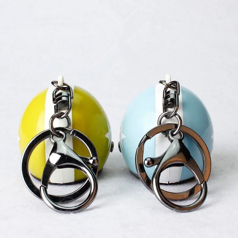 1 Buah Mode Kreatif Sepeda Motor Helm Gantungan Kunci Cincin Gantungan Kunci Gantungan Kunci Gantungan Kunci Tas Tangan Liontin Aksesori