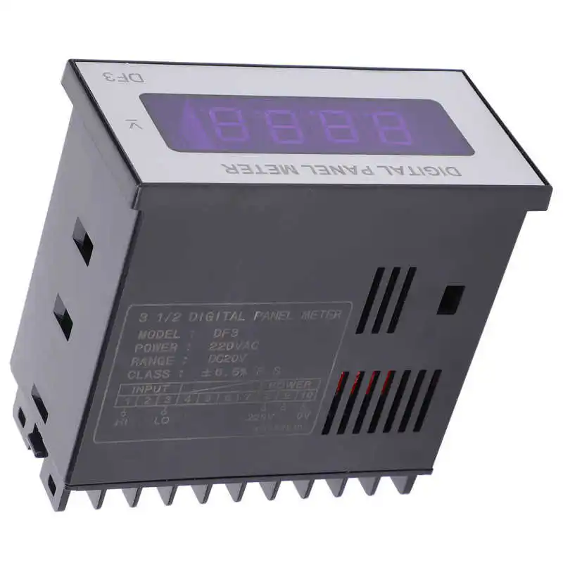 

Digit Panel Meter 3 1/2 Bit Digital Voltage Current Measuring Instrument DF3 DC20V 220V Ammeter Current Meter