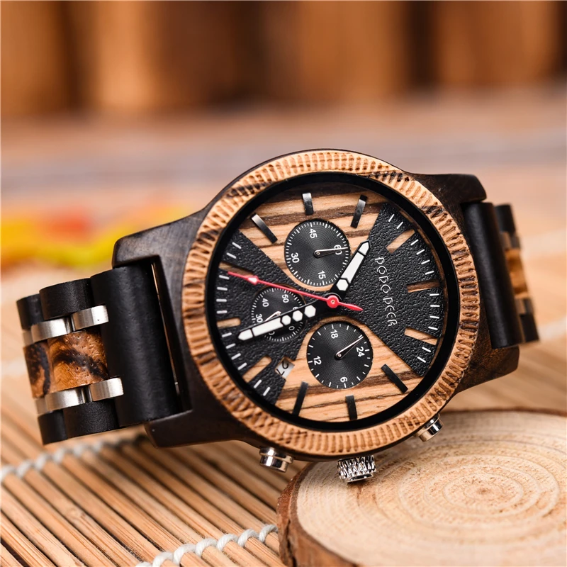 DODO олень Для мужчин мужские часы из дерева Reloj Hombre Madera Orologio Uomo Relogio Masculino