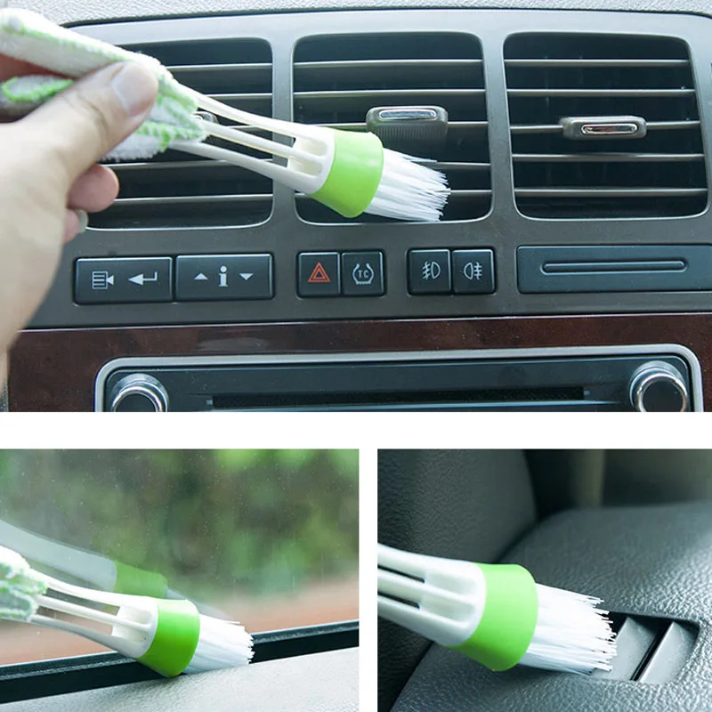 

Car air conditioning air outlet brush microfiber car beauty blinds dust removal brush for Chrysler 300c 300 sebring pt cruiser