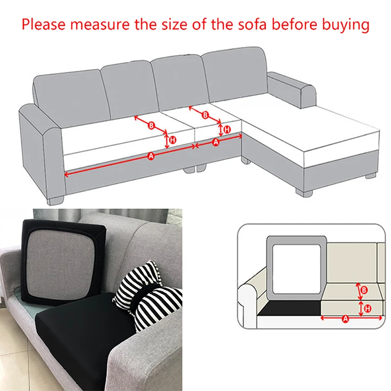 

11 Colors Universal Cheap Sofa Cushion Covers Stretch Ice Furniture Protector for Sofa Chair Seat Cushion 1/2/3/4 Seater