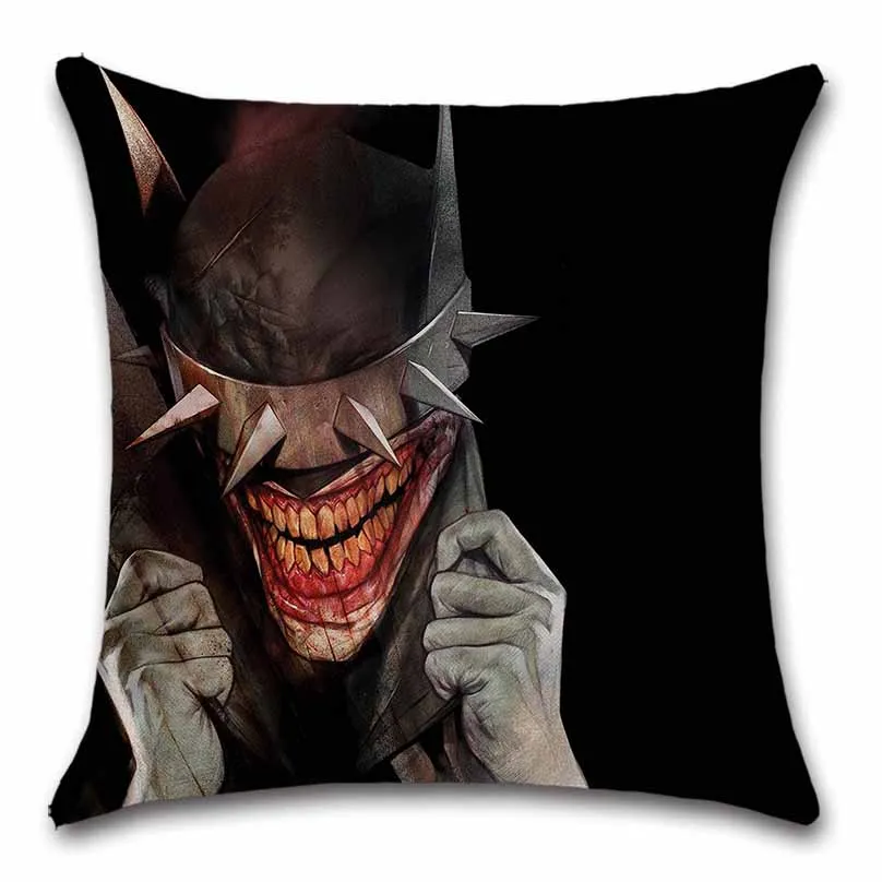 Чехол для подушки с рисунком Бэтмена человека смеха Джокера украшение дома