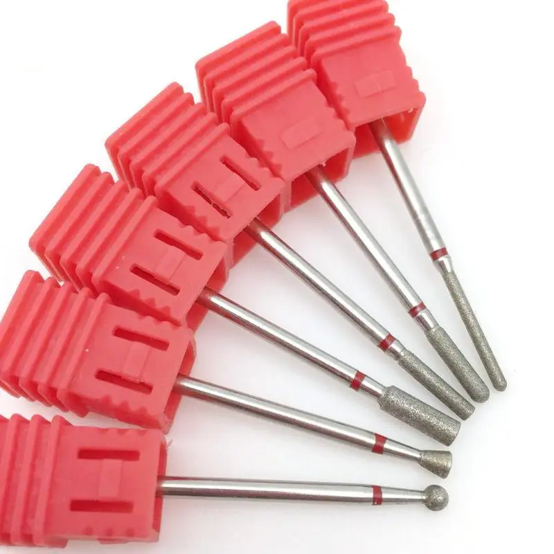 

1PC Diamond Burr Electric Nail Drill Bit Nail Rotary Art Tool Nail Milling Cutter For Manicure Polishing Machine