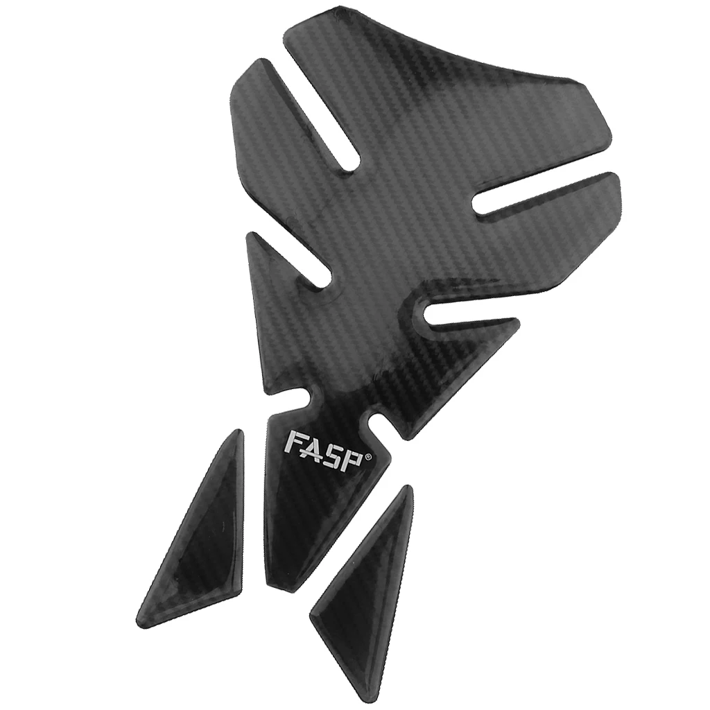 

Motorcycle Oil Gas Tank Protector Sticker Decal Carbon Fiber T05 Universal