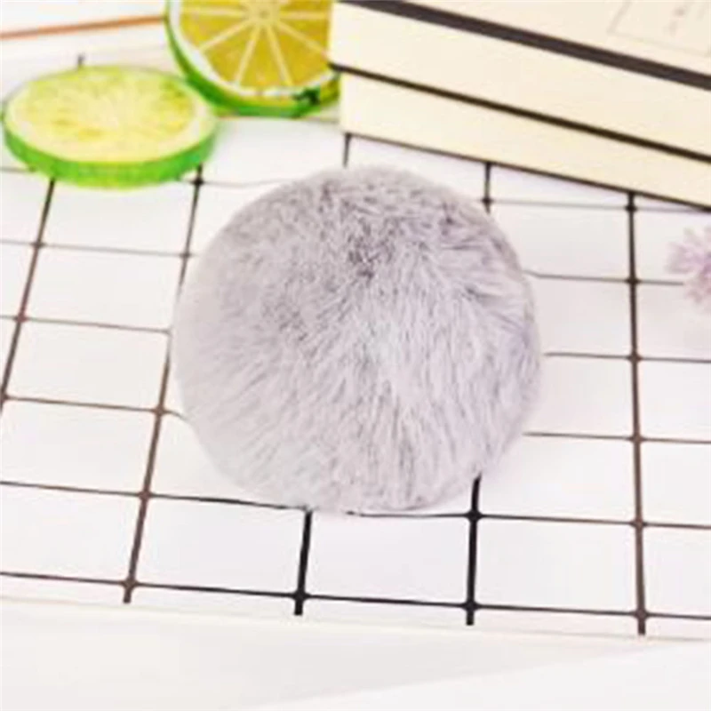 1 шт. милый большой Пушистый Плюшевый помпон 8 см для творчества мягкие помпоны