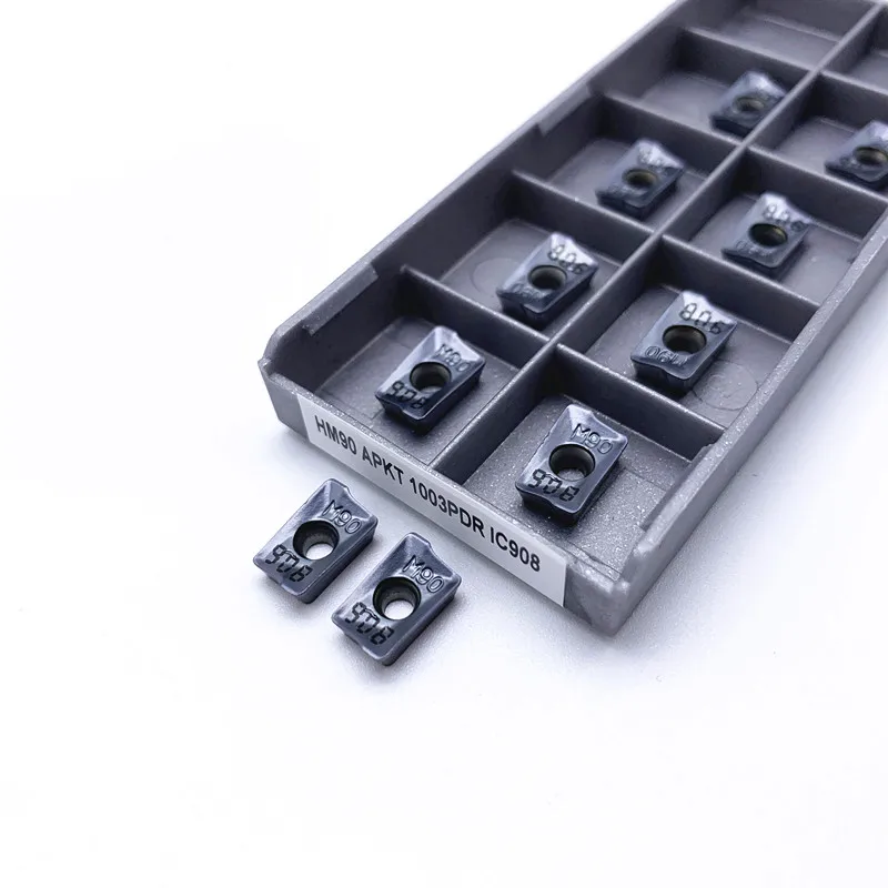 Твердосплавные пластины APKT1003 PDR IC908 Высокоточный токарный станок для металла