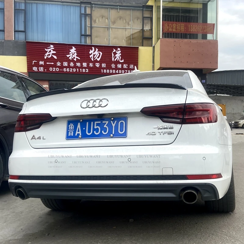 Спойлер UBUYUWANT для Audi A4 B9 2017 2018 задний спойлер багажника высококачественный
