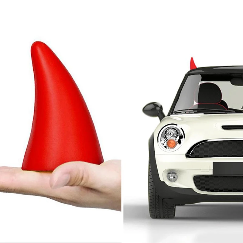 

Funny Polyurethane Auto Styling Anti Collision 3D Demon Horn Car Stickers