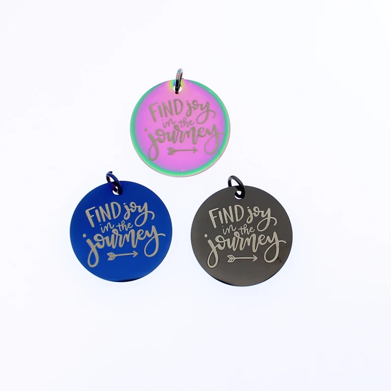 Inspirational Motivational Gift Journey Present Find Joy in the Stainless Steel Charm 20pcs Wholesale | Украшения и аксессуары