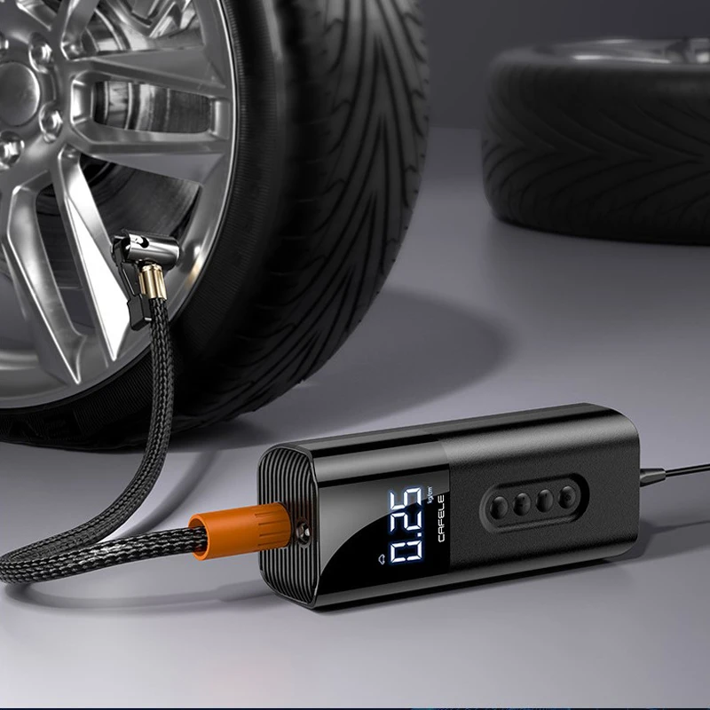 

Портативный воздушный компрессор для шин для автомобилей, автомобильных шаров, мотоциклов, велосипедов, насос 12 В 150psi, мини Электрический а...