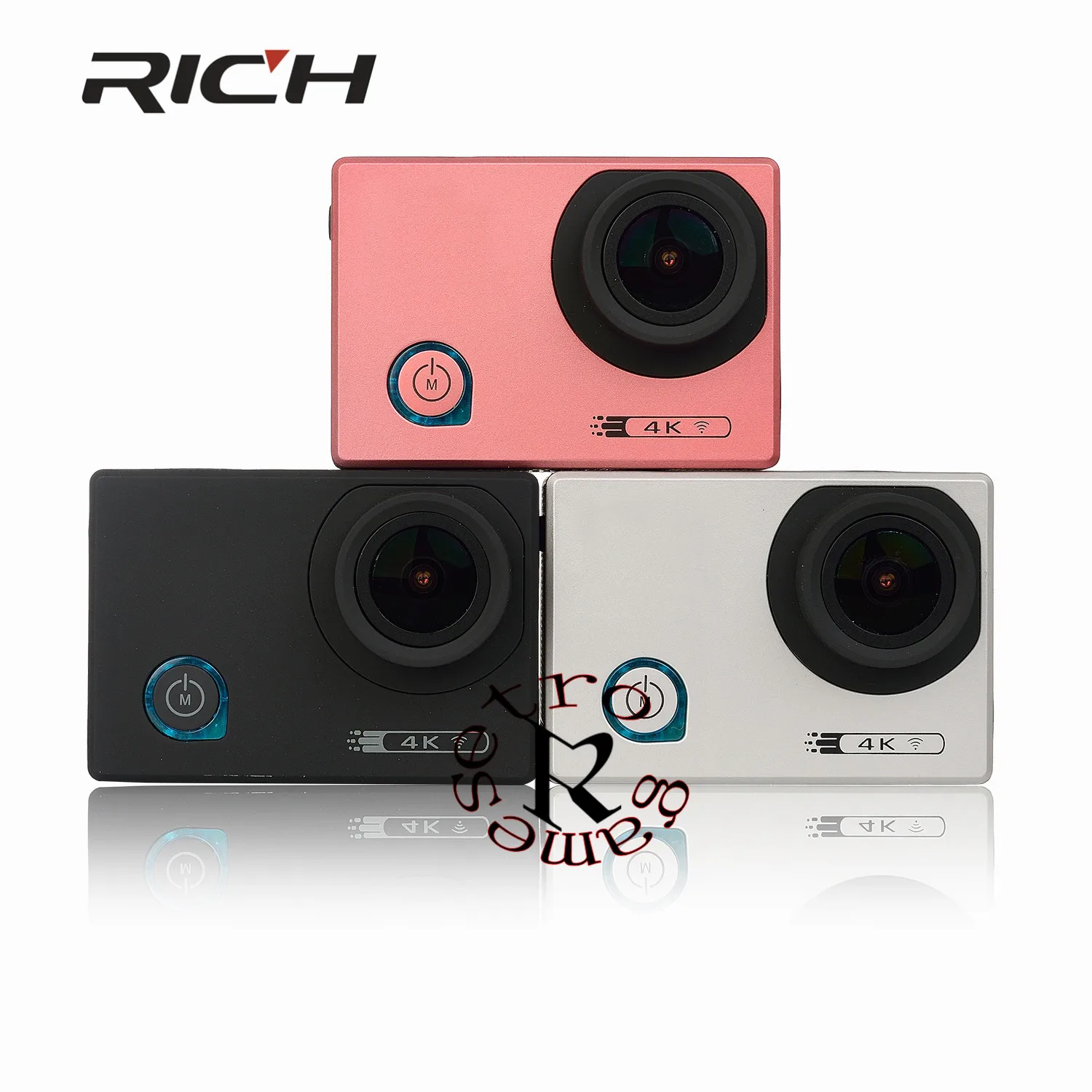 SOOCOO C50 экшн 4K 24fps Спортивная камера Wifi гироскоп регулируемые углы обзора NTK96660 30 м