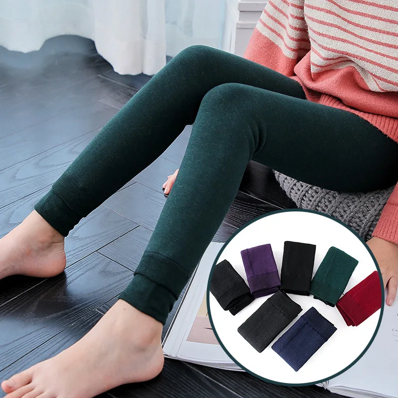 2020 г. Леггинсы для девочек новые стильные зимние плотные бархатные колготки