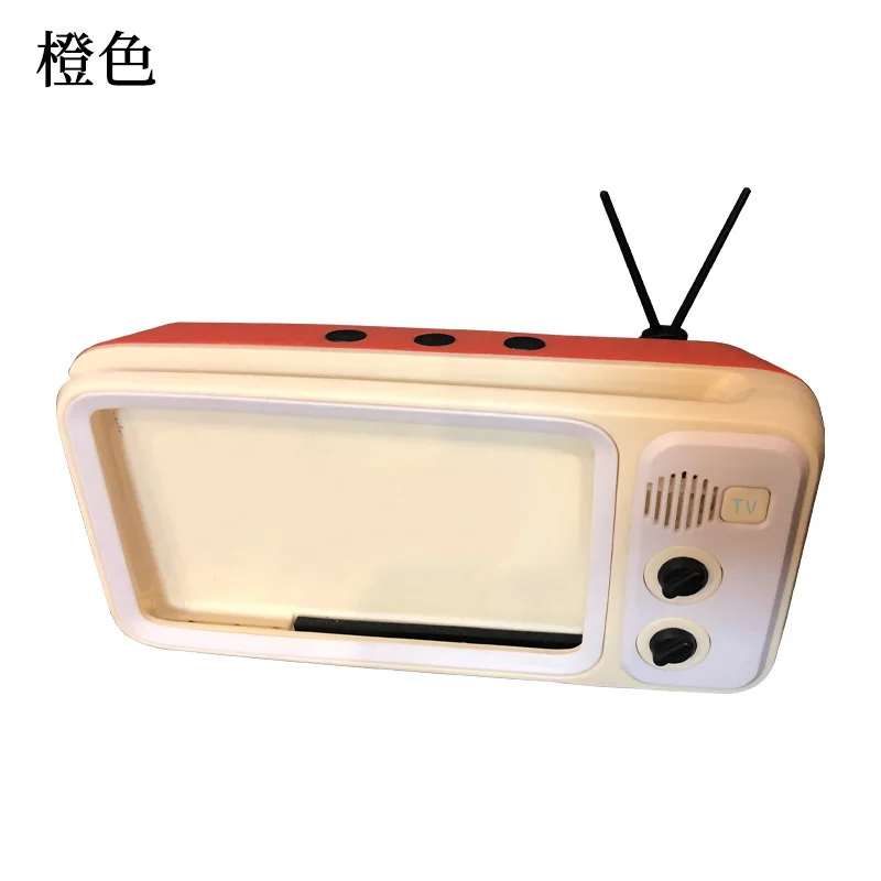 

TV Mobile Phone Stand Retro Desktop Convenient Live Streaming TV Creative Mobile Phone Stand