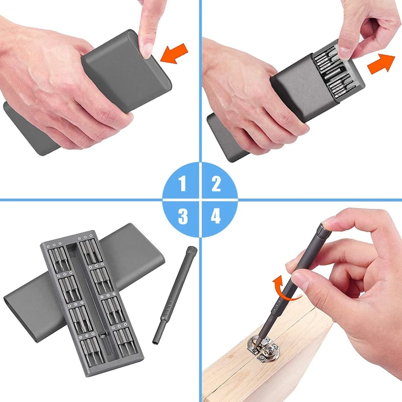 

49 in 1 Batch Head Kit Screwdriver Bit Mobile Phone Electronic Products Portable Tool Kit for Home DIY Repair