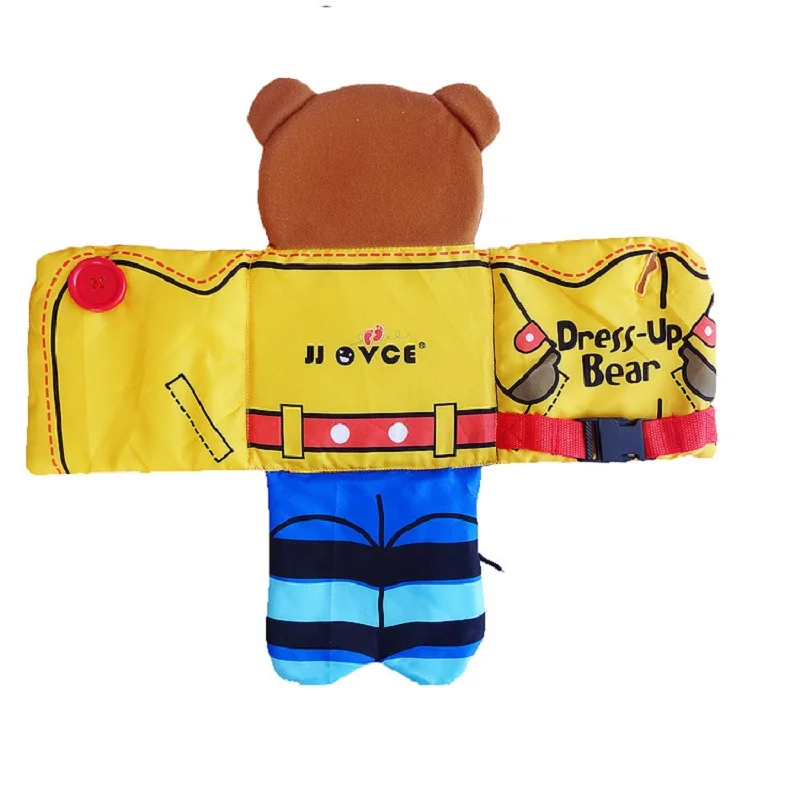 Игрушки Монтессори для раннего развития детей кролик медведь тканевая книга